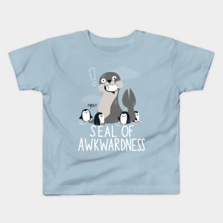 Seal of Awkwardness Kids T-Shirt